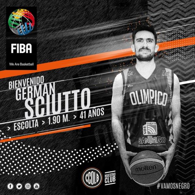 Sciutto refuerza a Olmpico para la Sudamericana